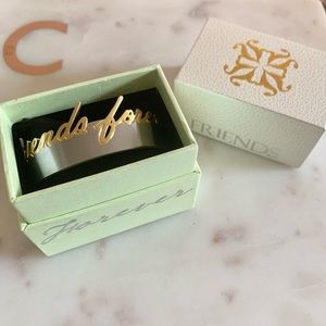 Rustic Cuff Friends Forever Bracelet